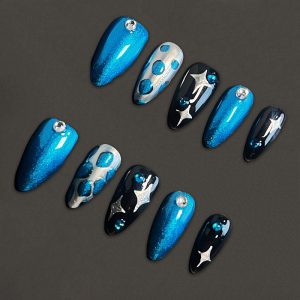 AdornU Blue Stars Glam