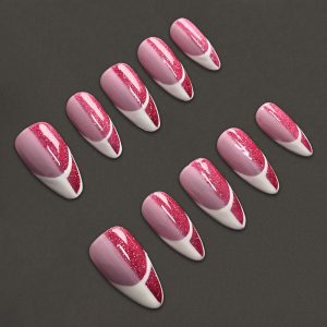 AdornU Pink Glitter Glam