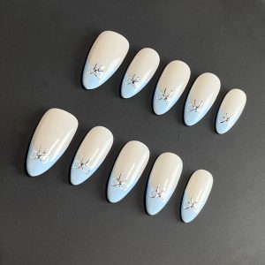 AdornU Blue Bow Chic