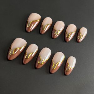 AdornU Golden Mocha Drip